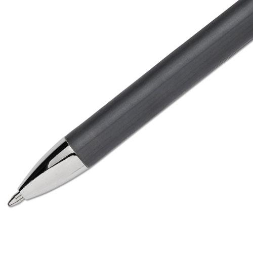 FlexGrip Elite Ballpoint Pen, Stick, Medium 1 mm, Black Ink, Black Barrel, Dozen. Picture 3