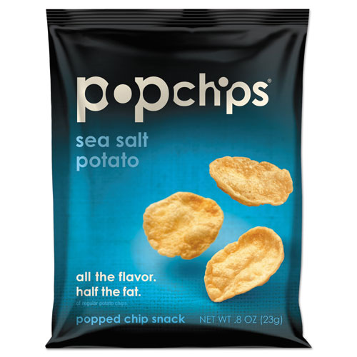 Potato Chips, Sea Salt Flavor, 0.8 oz Bag, 24/Carton. Picture 1