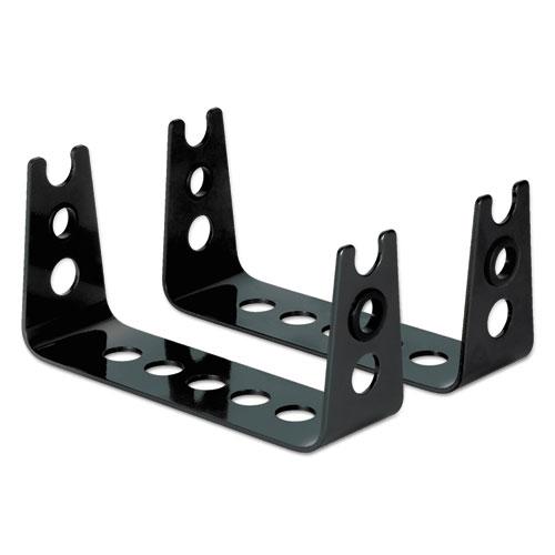 Metal Art Monitor Stand Risers, 4.75 x 8.75 x 2.5, Black. Picture 1