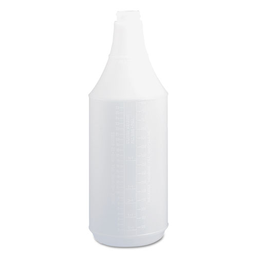 Embossed Spray Bottle, 32 oz, Clear, 24/Carton. The main picture.