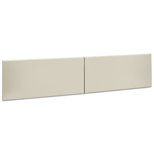 38000 Series Hutch Flipper Doors For 72"w Open Shelf, 36w x 15h, Light Gray. Picture 1