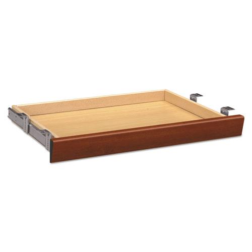 Laminate Angled Center Drawer, 26w x 15.38d x 2.5h, Cognac. Picture 1