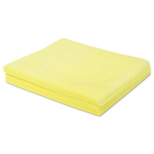 Dust Cloths, 18 x 24, Yellow, 50/Bag, 10 Bags/Carton. Picture 1