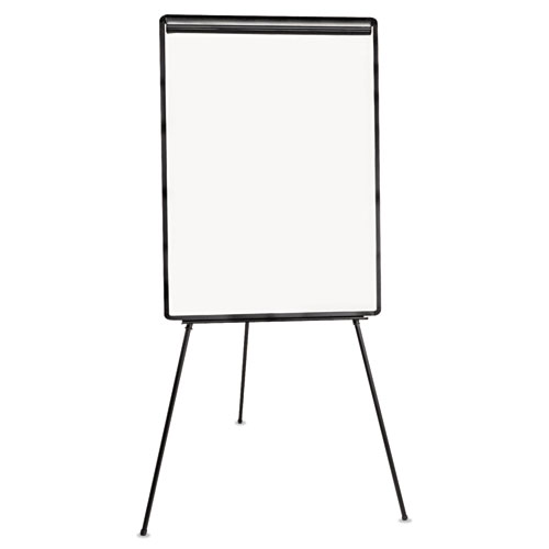 Dry Erase Board with Tripod Easel, 29 x 41, White Surface, Black Frame. Picture 3