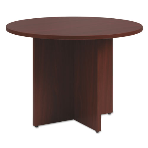 10500 Series Round Table Top, 42" Diameter, Mahogany. Picture 2