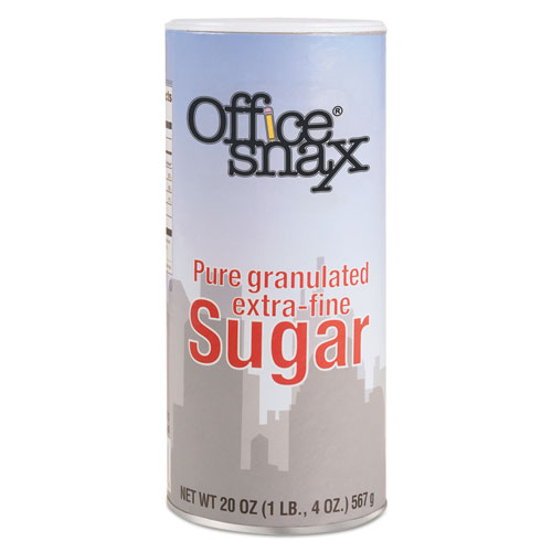 Reclosable Canister of Sugar, 20 oz, 3/Pack. Picture 2