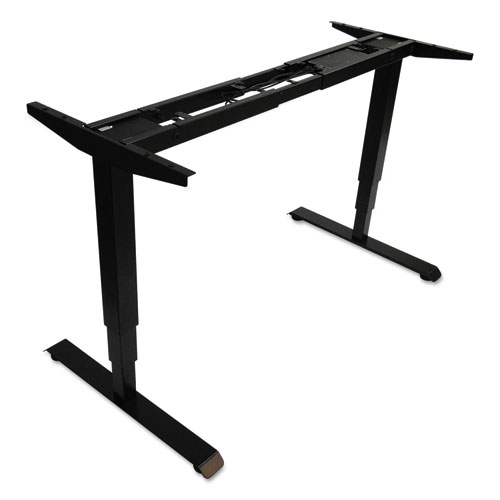 AdaptivErgo Sit-Stand 3-Stage Electric Height-Adjustable Table Base with Memory Control, 48.06" x 24.35" x 25" to 50.7",Black. Picture 6
