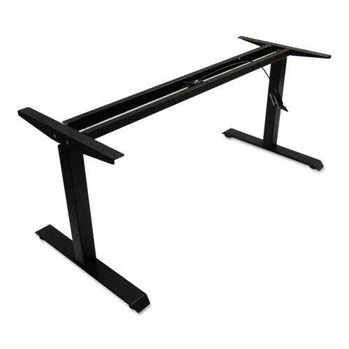 AdaptivErgo Pneumatic Height-Adjustable Table Base, 26.18" to 39.57", Black. Picture 2