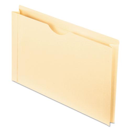 Manila Reinforced File Jackets, 2-Ply Straight Tab, Legal Size, Manila, 50/Box. Picture 1