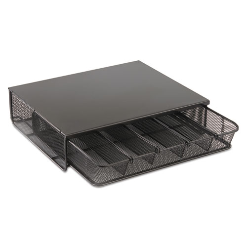 One Drawer Hospitality Organizer, 5 Compartments, 12.5 x 11.25 x 3.25, Black. Picture 3