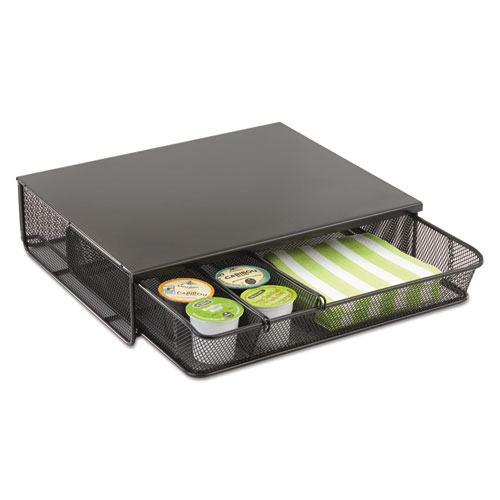 One Drawer Hospitality Organizer, 5 Compartments, 12.5 x 11.25 x 3.25, Black. Picture 5