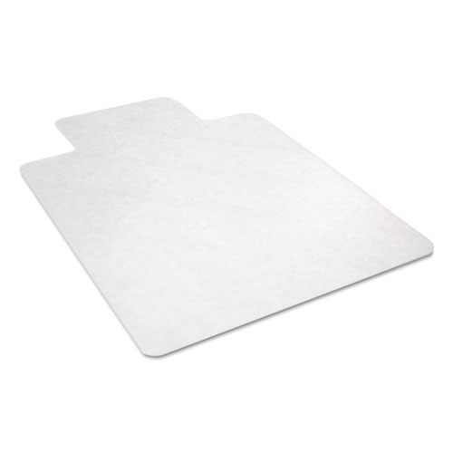 EconoMat Anytime Use Chair Mat for Hard Floor, 45 x 53 w/Lip, Clear. Picture 5