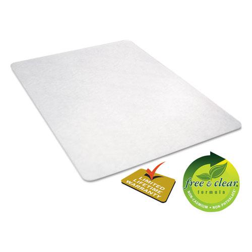 EconoMat All Day Use Chair Mat for Hard Floors, Rolled Packed, 45 x 53, Clear. Picture 5