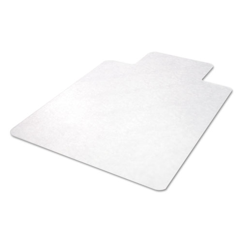 EconoMat Anytime Use Chair Mat for Hard Floor, 45 x 53 w/Lip, Clear. Picture 6