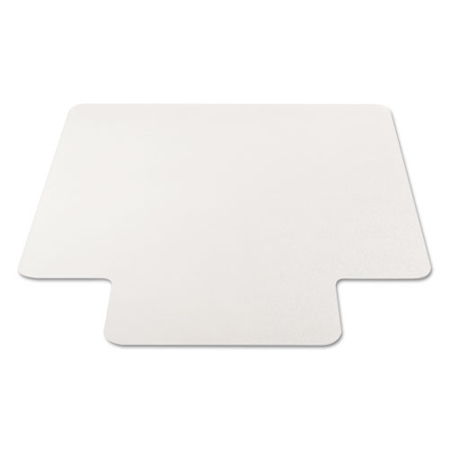 EconoMat Anytime Use Chair Mat for Hard Floor, 45 x 53 w/Lip, Clear. Picture 8