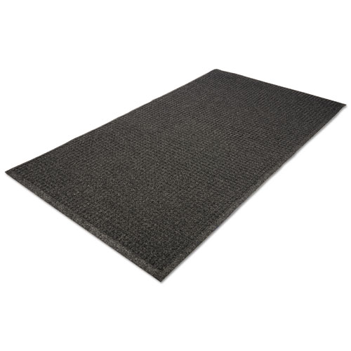 EcoGuard Indoor/Outdoor Wiper Mat, Rubber, 36 x 120, Charcoal. The main picture.