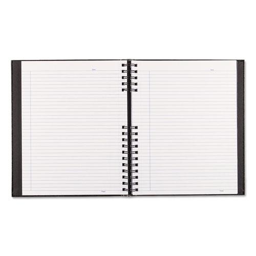 NotePro Notebook, 1 Subject, Medium/College Rule, Black Cover, 11 x 8.5, 150 Sheets. Picture 2