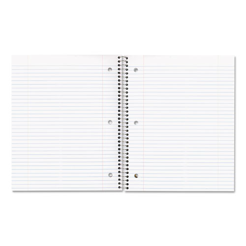 1-Subject Wirebound Notebook, 3-Hole Punched, Medium/College Rule, Randomly Assorted Front Covers, 11 x 8.88, 80 Sheets. Picture 4