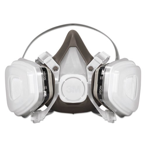 Half Facepiece Disposable Respirator Assembly, Large. Picture 1