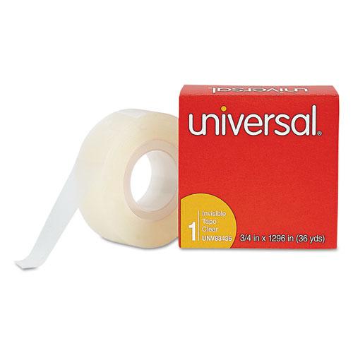 Invisible Tape, 1" Core, 0.75" x 36 yds, Clear, 12/Pack. Picture 4