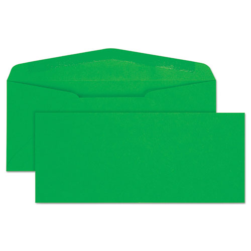 Colored Envelope, #10, Commercial Flap, Gummed Closure, 4.13 x 9.5, Green, 25/Pack. Picture 1