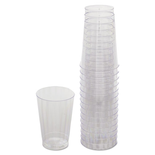 Classicware Tumblers, 12 oz, Plastic, Clear, Tall, 16/Bag, 15 Bags/Carton. Picture 1