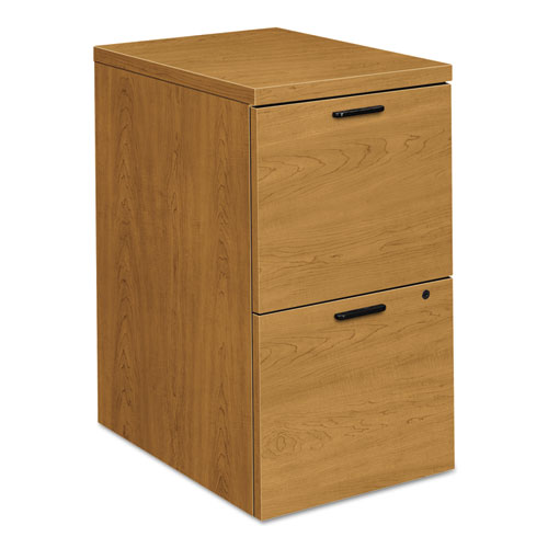 10500 Series Mobile Pedestal File, Left or Right, 2 Legal/Letter-Size File Drawers, Harvest, 15.75" x 22.75" x 28". Picture 1
