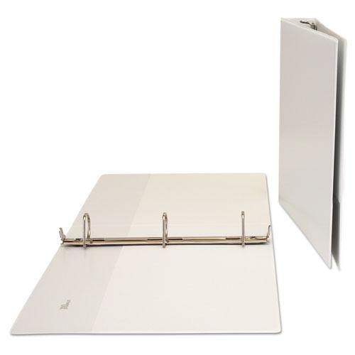 Slant D-Ring View Binder, 3 Rings, 1.5" Capacity, 11 x 8.5, White. Picture 3