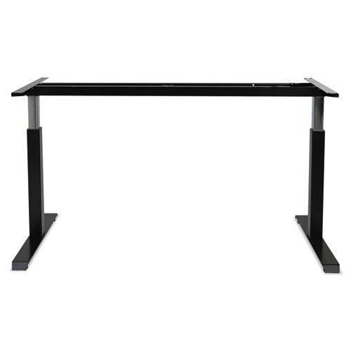 AdaptivErgo Pneumatic Height-Adjustable Table Base, 26.18" to 39.57", Black. Picture 7