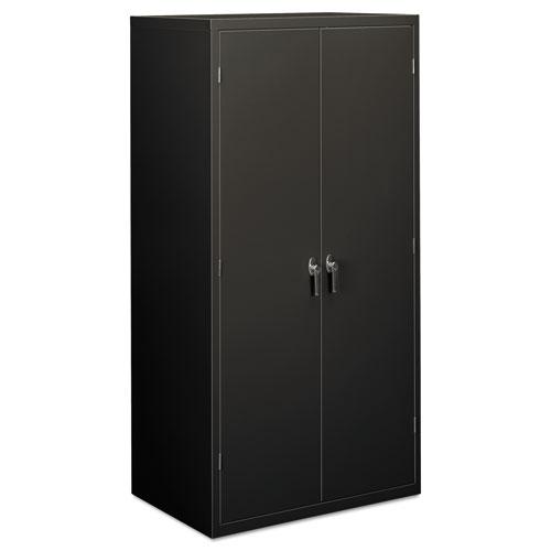 Assembled Storage Cabinet, 36w x 24.25d x 71.75, Charcoal. Picture 1
