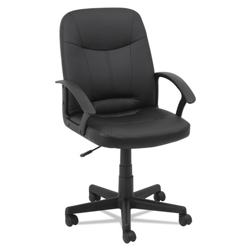 Executive Office Chair, Supports Up to 250 lb, 16.54" to 19.84" Seat Height, Black. Picture 1