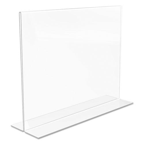 Classic Image Double-Sided Sign Holder, 11 x 8.5 Insert, Clear. Picture 7