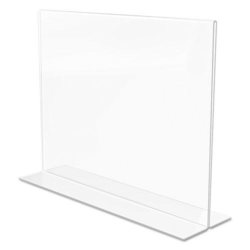 Classic Image Double-Sided Sign Holder, 11 x 8.5 Insert, Clear. Picture 6