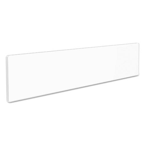 Superior Image Cubicle Nameplate Sign Holder, 8.5 x 2 Insert, Clear. Picture 8