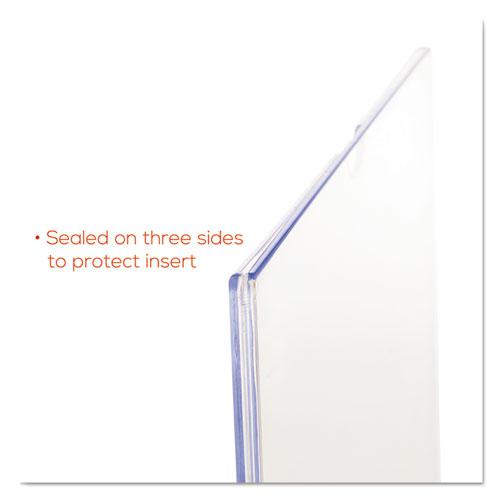 Superior Image Cubicle Sign Holder, 8.5 x 11 Insert, Clear. Picture 10