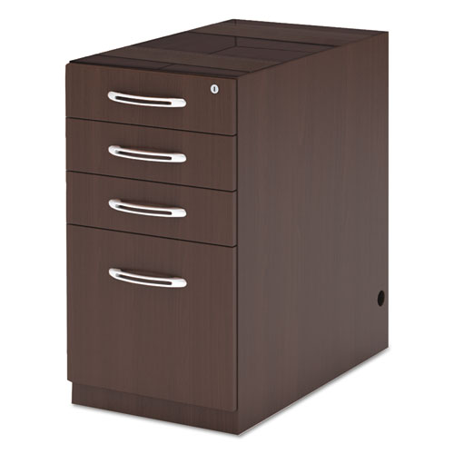 Aberdeen Series Pencil/Box/Box/File Laminate Desk Pedestal, Mocha. Picture 7