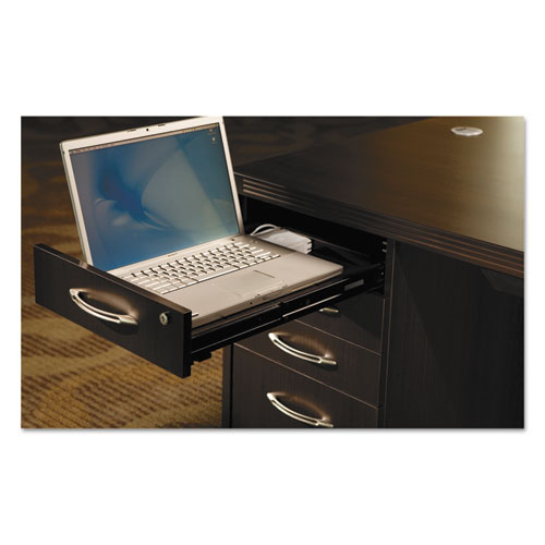 Aberdeen Series Pencil/Box/Box/File Laminate Desk Pedestal, Mocha. Picture 10