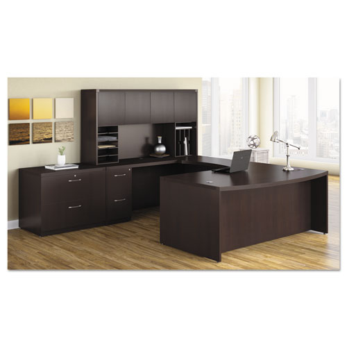 Aberdeen Series Freestanding Lateral File, 36w x 24d x 29½h, Mocha. Picture 7