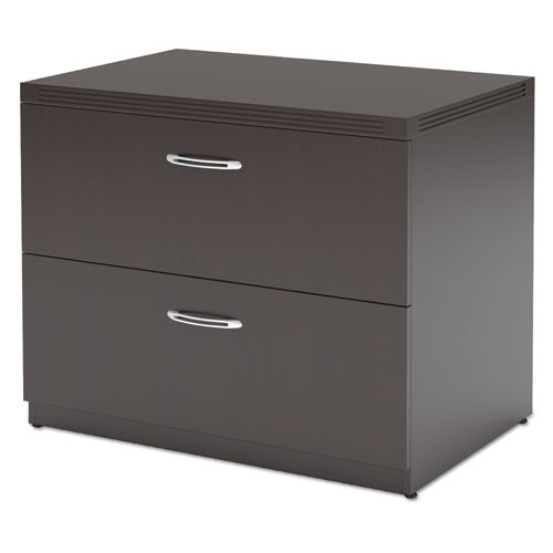 Aberdeen Series Freestanding Lateral File, 36w x 24d x 29½h, Mocha. The main picture.