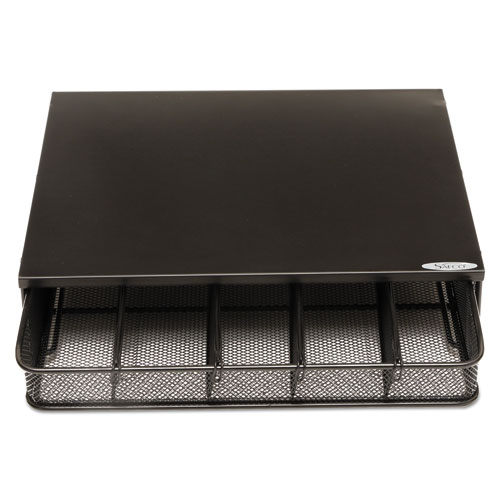 One Drawer Hospitality Organizer, 5 Compartments, 12.5 x 11.25 x 3.25, Black. Picture 2