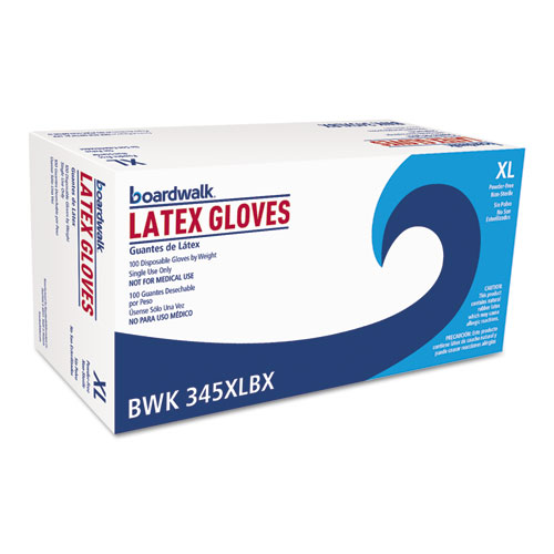 General-Purpose Latex Gloves, Natural, X-Large, Powder-Free, 4.4 mil, 1,000/Carton. Picture 1