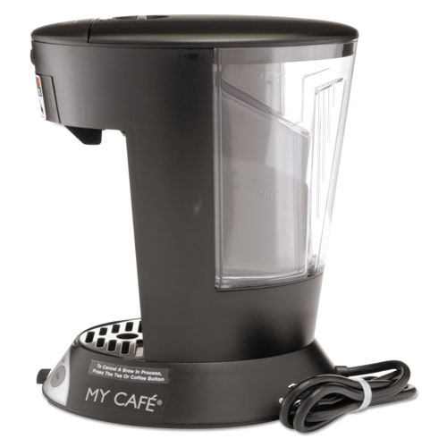 My Cafe Pourover Commercial Grade Coffee/Tea Pod Brewer, Stainless Steel, Black. Picture 3