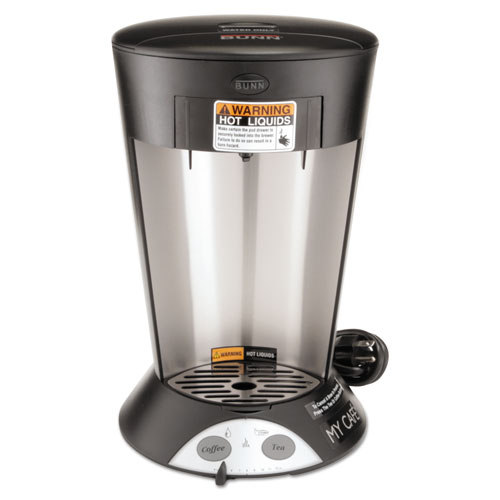 My Cafe Pourover Commercial Grade Coffee/Tea Pod Brewer, Stainless Steel, Black. Picture 2