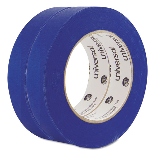 Premium Blue Masking Tape with UV Resistance, 3" Core, 24 mm x 54.8 m, Blue, 2/Pack. Picture 1