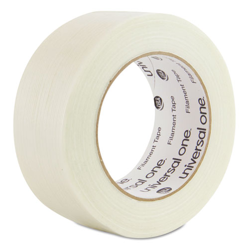 350# Premium Filament Tape, 3" Core, 48 mm x 54.8 m, Clear. Picture 1