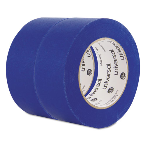 Premium Blue Masking Tape with UV Resistance, 3" Core, 48 mm x 54.8 m, Blue, 2/Pack. Picture 1
