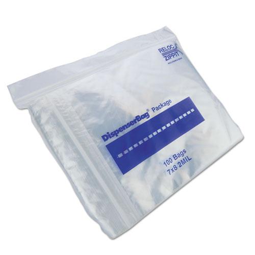 Plastic Zipper Bags, 2 mil, 7" x 8", Clear, 1,000 Bags/Box, 2 Boxes/Carton. Picture 1