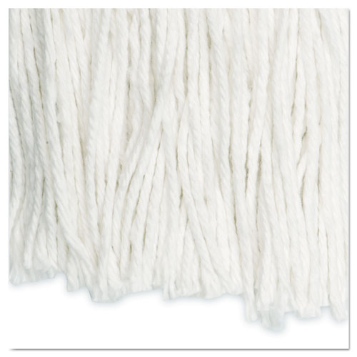 Cut-End Wet Mop Head, Rayon, No. 24, White. Picture 6