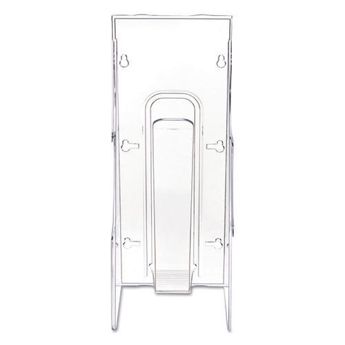 Stand-Tall Wall-Mount Literature Rack, Leaflet, 4.56w x 3.25d x 11.88h, Clear. Picture 9