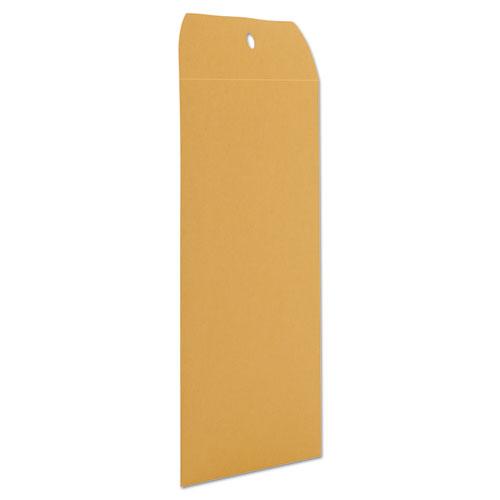 Kraft Clasp Envelope, #55, Square Flap, Clasp/Gummed Closure, 6 x 9, Brown Kraft, 100/Box. Picture 5